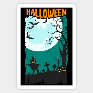 Halloween Graveyard Magnet